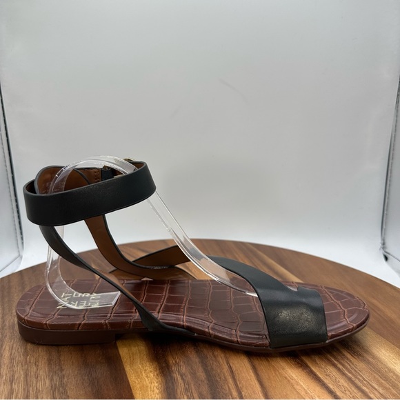 Naturalizer Sally Ankle Strap Toe Loop Sandals Black Women's Size 11M - Picture 5 of 11